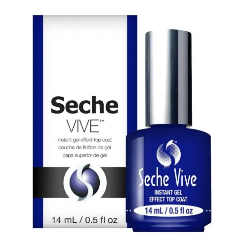 Seche Vive Gel Effect Top Coat - 0.5oz