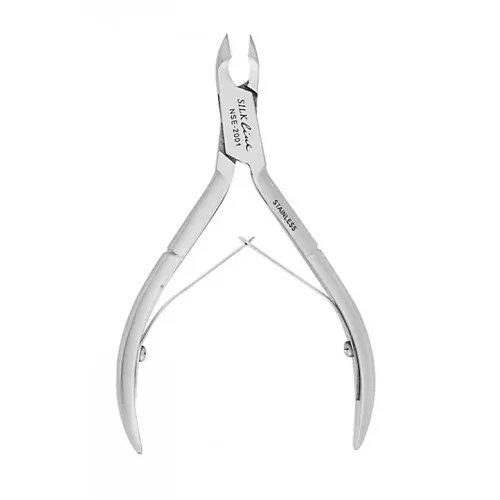 Silkline 4” Cuticle Nipper - Half